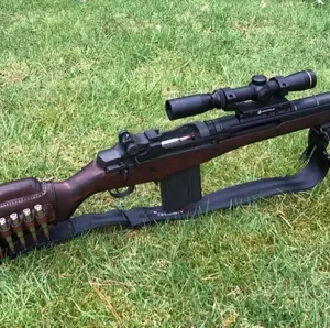Leather M1 / M1A Stock Cover with cheek rest