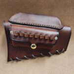 stock covers, ammo carriers, all custom leather from RLO