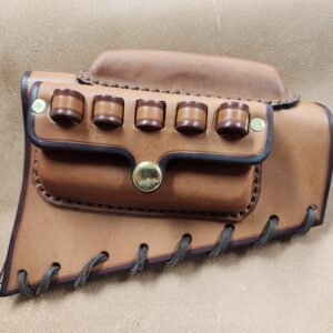 Henry stock cover cheek riser, pocket with ammo loops