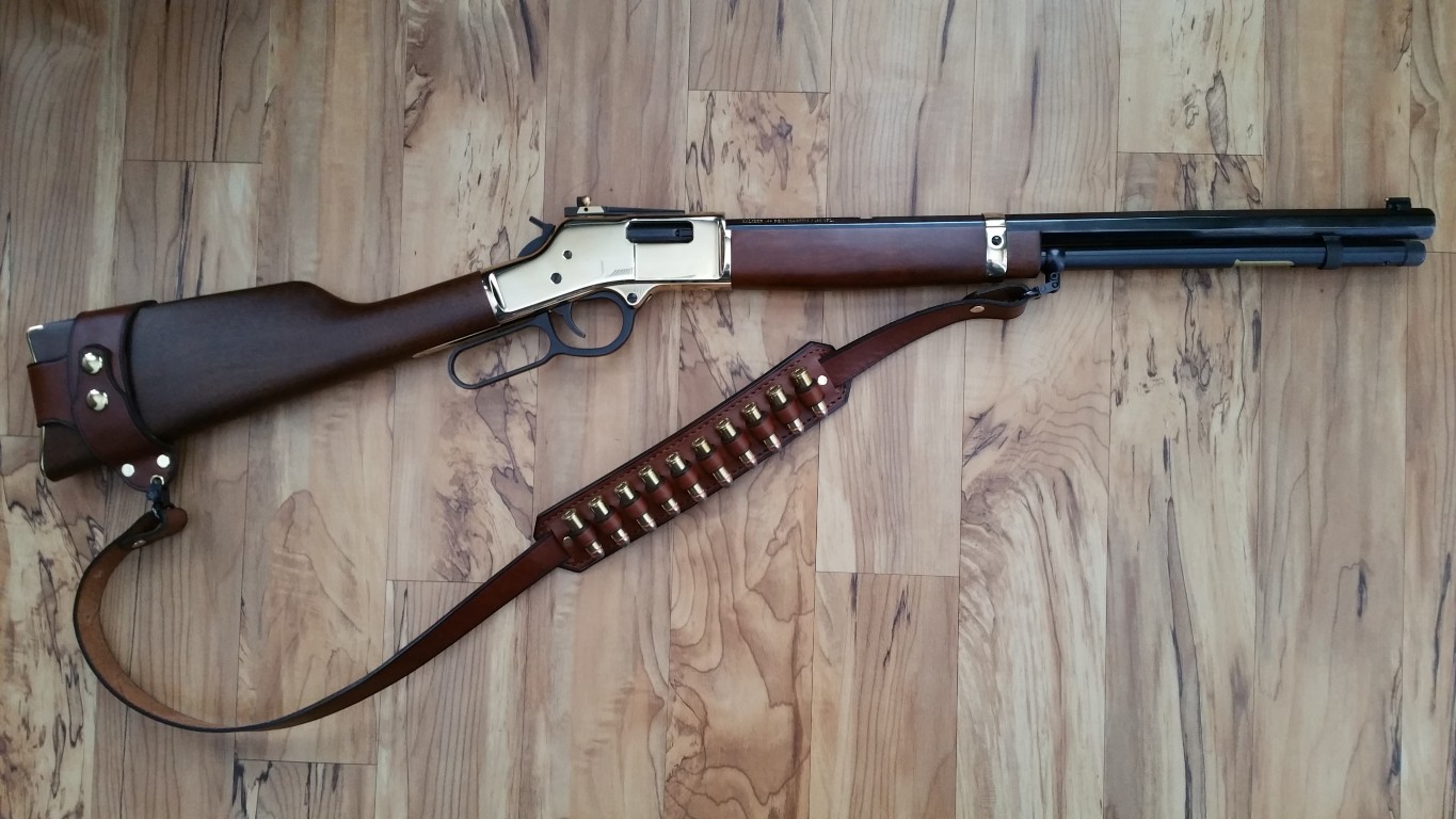 No-drill harnessed leather sling for a rifle by RLO Custom Leather